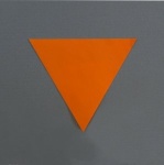 G0217 - Triangle orange format 25x25x25 papier