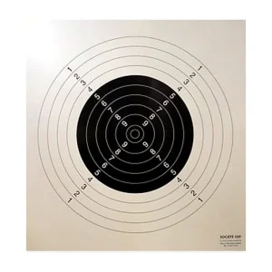 Carabine 300 concours réduction à 200 m format 72x72 carton