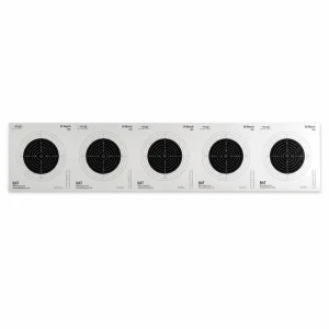 Carabine 50 mètres (50 match) en bande carton format 100x20