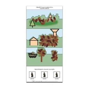 Cible IST/C N°2 format 45x95 papier