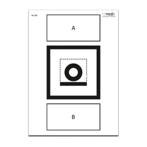 Cible M2 format 50x70 carton
