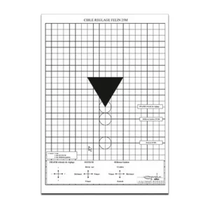 Cible de réglage FELIN format 21x29.7 papier