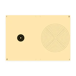 Demi cible mobile 50 mètres format 847x600 mm