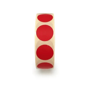 Disques autocollants 19 mm rouge 2
