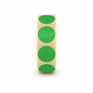 Disques autocollants 19 mm vert 2