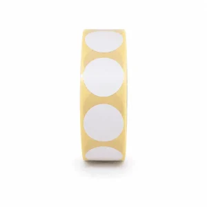 Disques autocollants 26 mm blanc 2