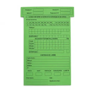 Fiche planning universelle T3 134x80mm vert 3