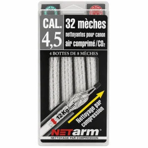 Mèches nettoyantes NETARM grises cal. 4.5