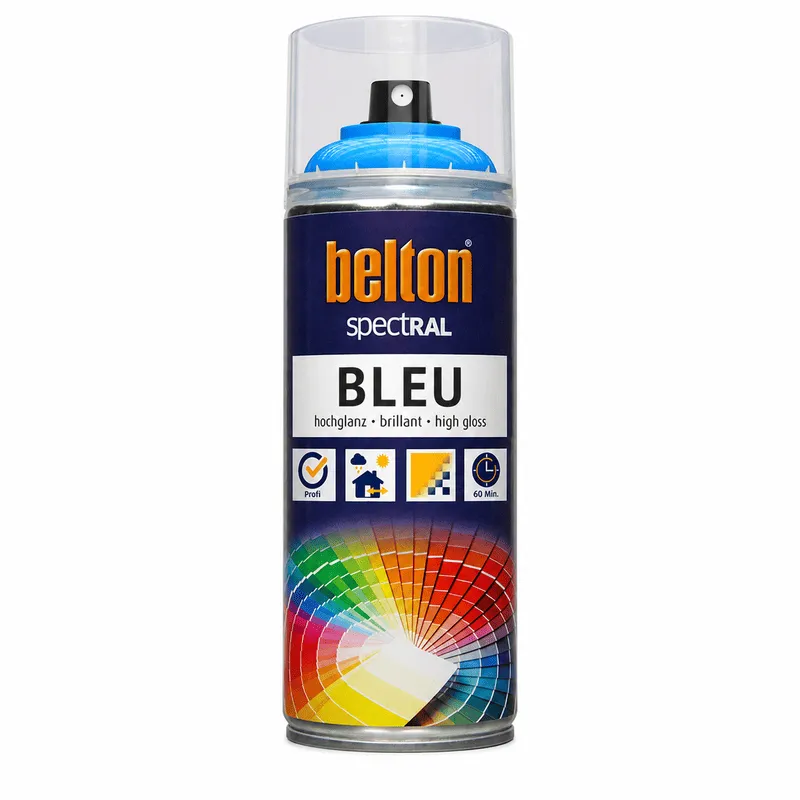 Peinture en aérosol bleu gravolux
