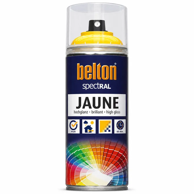 Peinture en aérosol jaune gravolux