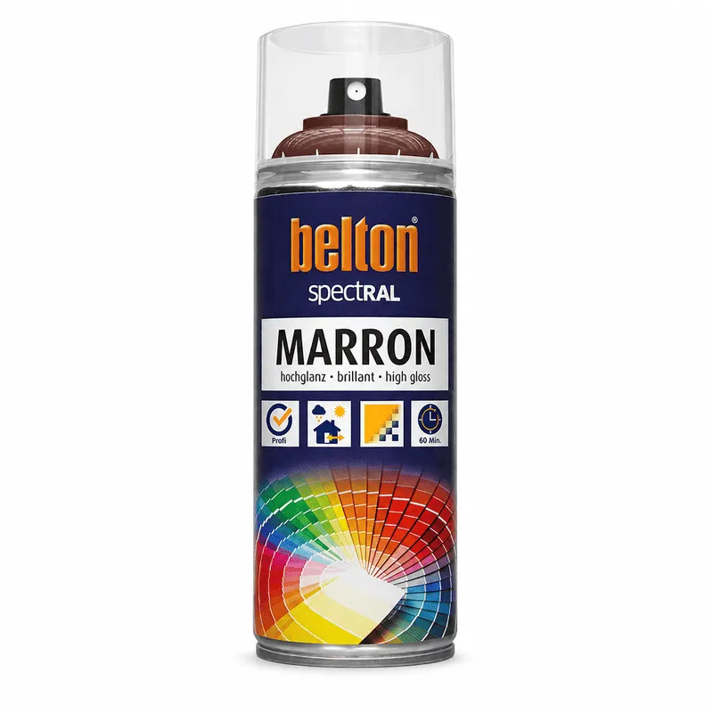 Peinture en aérosol marron gravolux