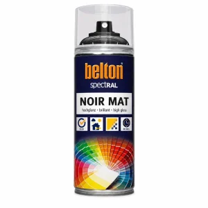 Peinture en aérosol noir mat gravolux