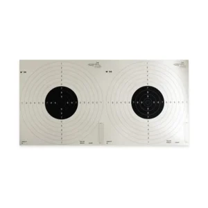 Pistolet 25/50 mètres (N°50) double format 104x53 carton