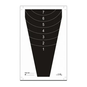 Silhouette olympique N°1 bas format 49x80 papier