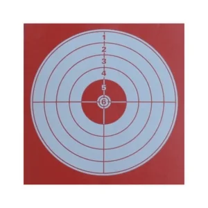 Tir forain fond rouge format 14x14 carton