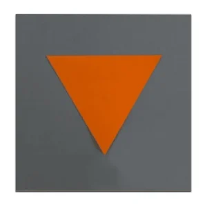 Triangle orange format 25x25x25 papler
